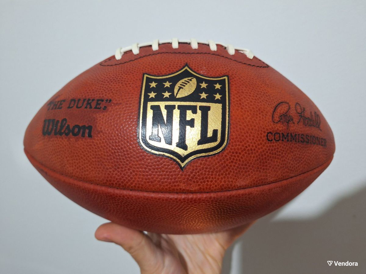 Wilson NFL Authentic Duke Game Leather Football