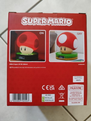 Super Mario Super Mushroom Digital Alarm Clock Paladone