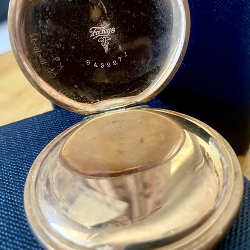 Elgin gold pocket watch, functional