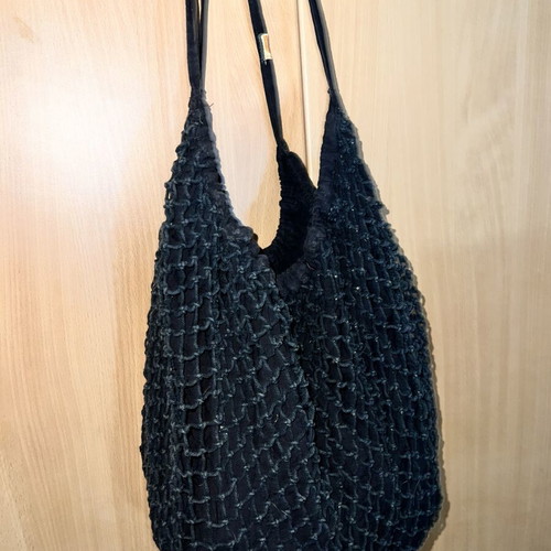 Summer shoulder bag large, used, black