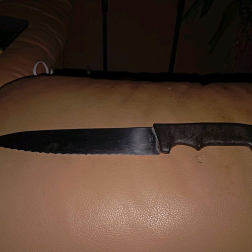 Large vintage kitchen knife like new