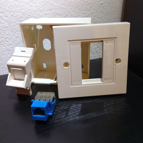 Central single Cat5E wall network socket like new