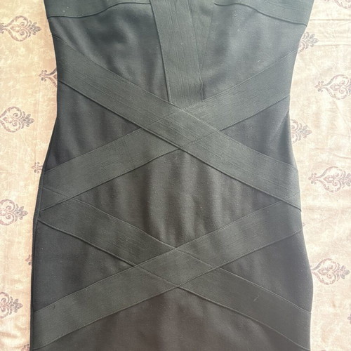 Must strapless black dress, size 4XL