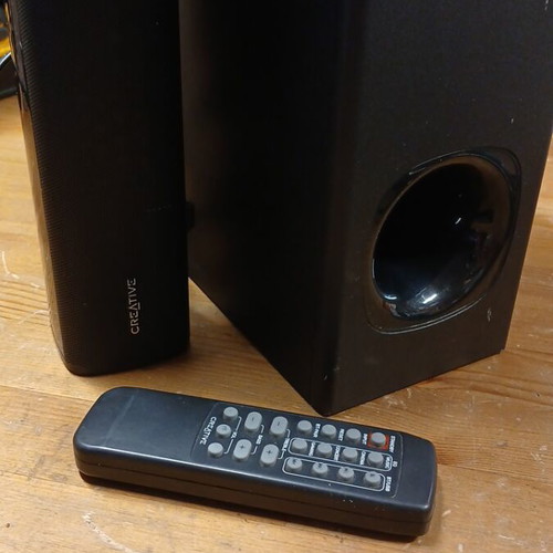 Creative sound bar μεταχειρισμένη με subwoofer και χειριστήριο