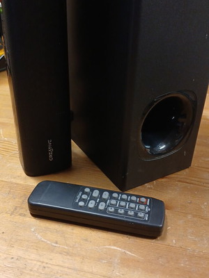 Creative sound bar μεταχειρισμένη με subwoofer και χειριστήριο