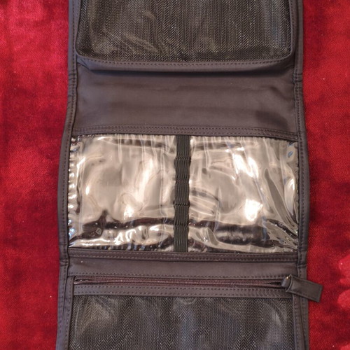 Helena Rubinstein Vintage Hanging Toiletry Bag like new, black