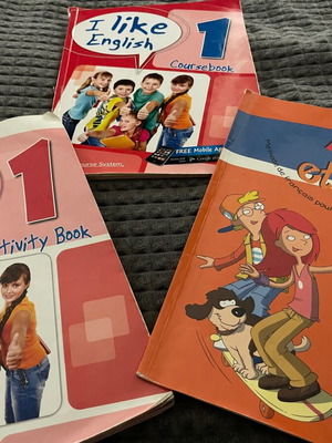 English books used, set of 3