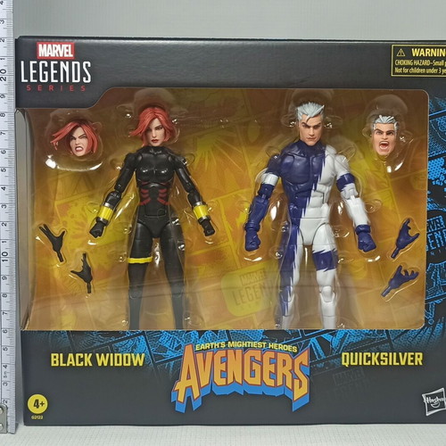 Marvel Legends Avengers Black Widow and Quicksilver 6'' Action Figures Set new
