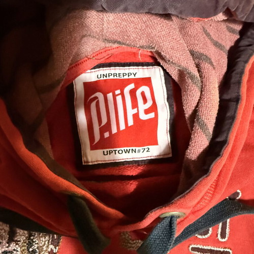 Playlife men's red hoodie sweatshirt, size L