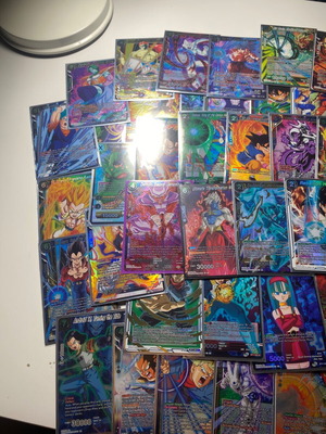 Dragon Ball foil cards like new, set of 69