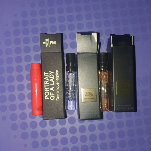 Perfume tester set Loewe Armani Prive Frederic Malle Maison Francis new