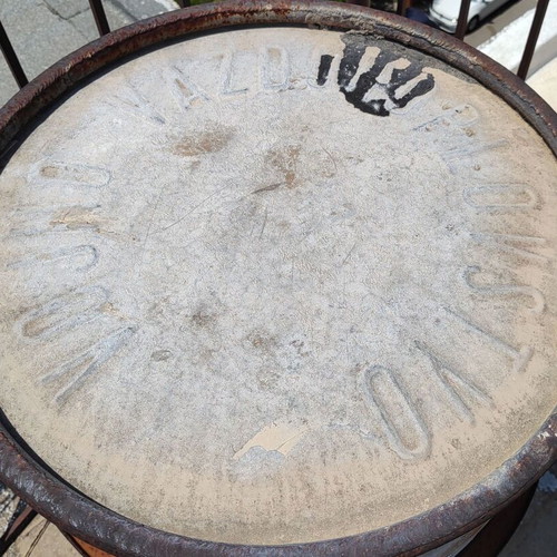 Metal military barrel used, Bosnian army collectible