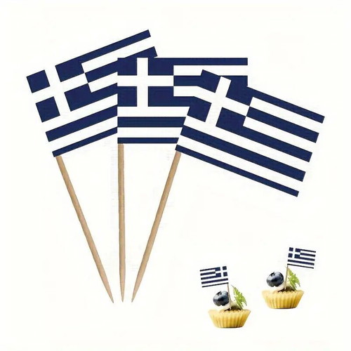 Flag toothpicks new, pack of 10 pieces