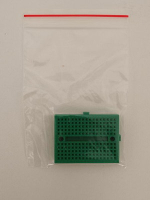 Mini breadboard test board new, green, 170 points