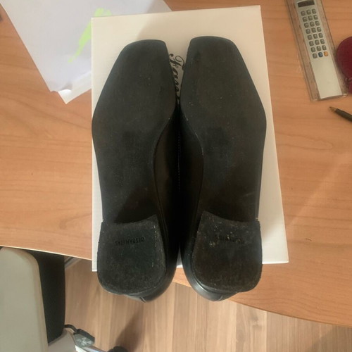 Hispanitas leather pumps like new, black and red, size 39