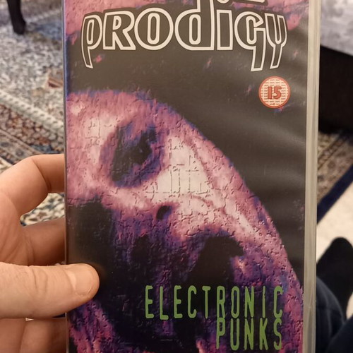 The Prodigy Electronic Punks VHS like new, collectible 90s music memorabilia