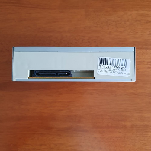 Samsung SH-224DB/BEBE SATA Internal DVD-RW used, black