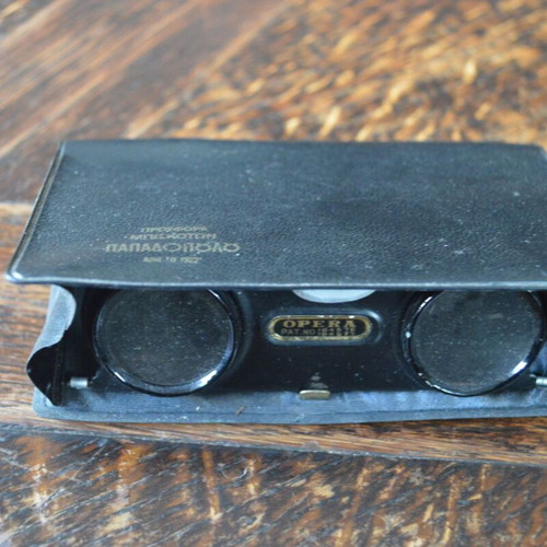 Opera Theater Binoculars used, Papadopoulou Biscuit Promotion collectible