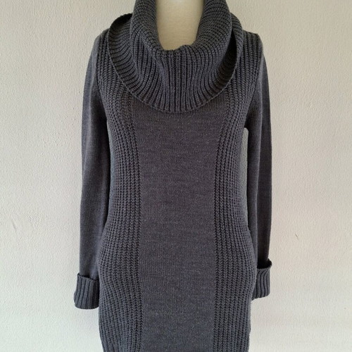 Knitted dress Divided by H&M L like new, gray