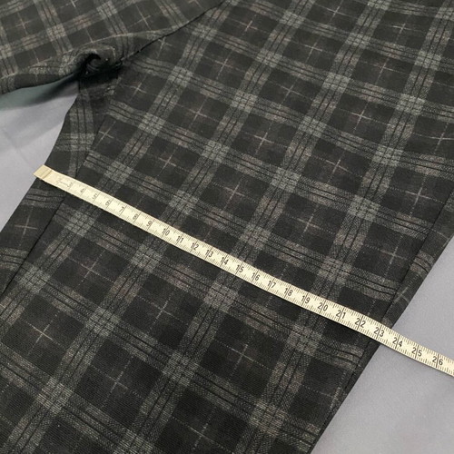Women's checked pants like new, size M, black and gray