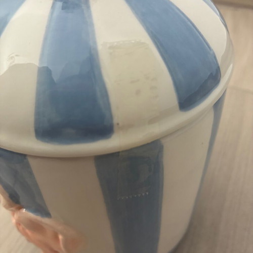 Ceramic storage vase new, unused