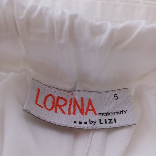Lorina White Maternity Pants with Gift Top like new