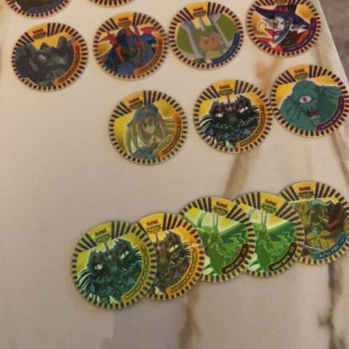 Yu-Gi-Oh! Tazos Shadow used, collectible 16 pieces