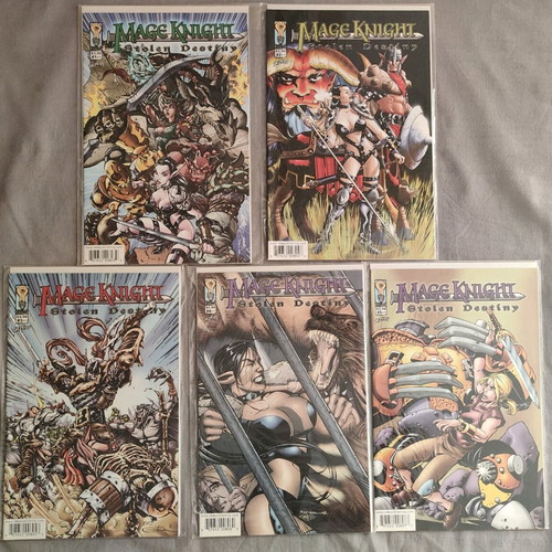 Mage Knight Stolen Destiny #1-5 comic series like new