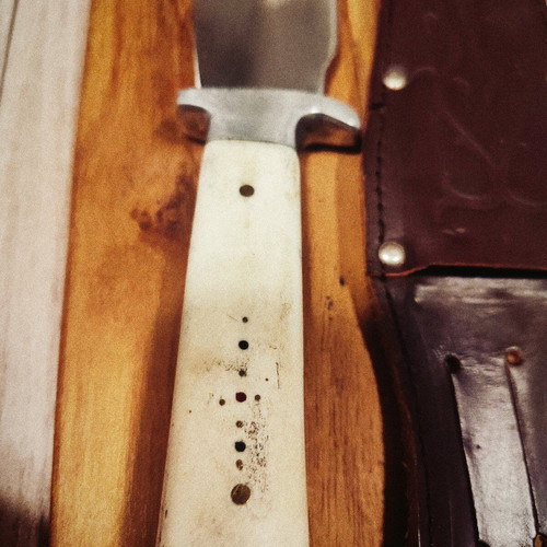Hunting massive knife from the Collection