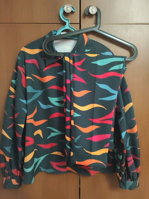 Chaton set shirt and pants like new, black
