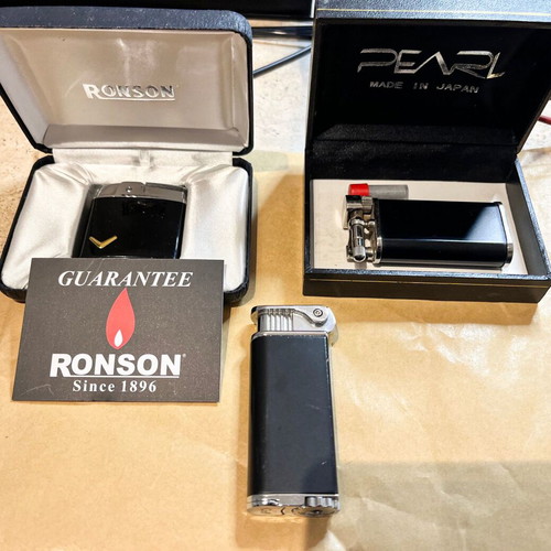 Collectible lighters set of three like new