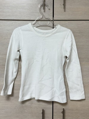 Marks & Spencer Kids Unisex Longsleeve Soft White T-Shirt like new
