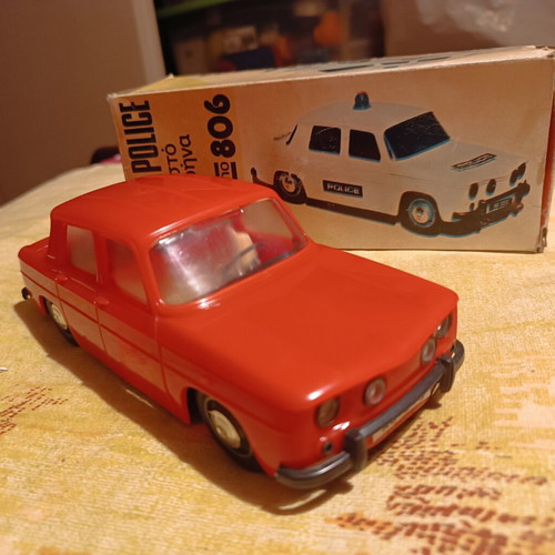 Renault wind-up toy by Vasileiadis like new, plastic