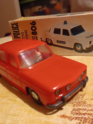 Renault wind-up toy by Vasileiadis like new, plastic