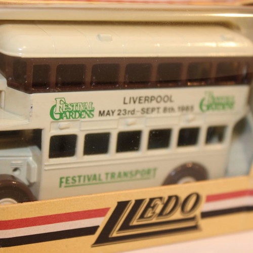 Lledo 1931 AEC Renown Double Deck Bus Liverpool Festival Gardens new