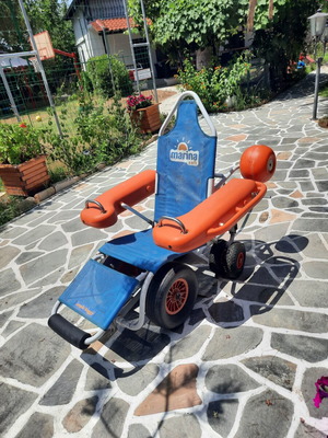 Beach wheelchair like new for people with disabilities