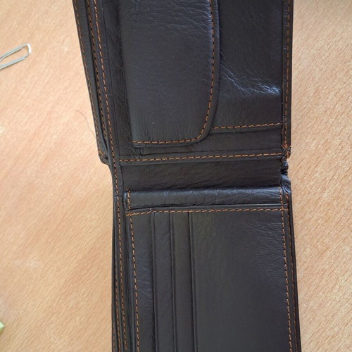 Men's wallet new, brown