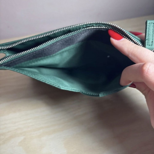 Prada toiletry bag green new