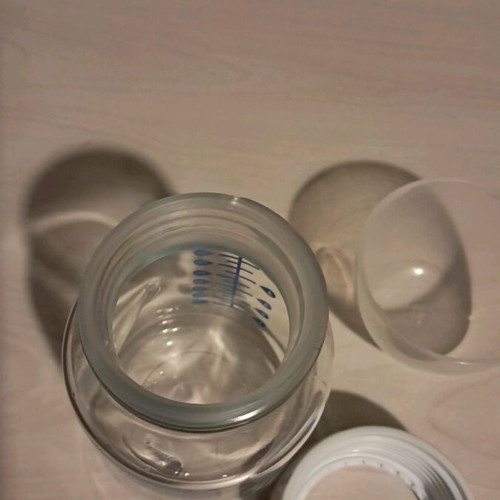 Dr Brown's glass baby bottle like new without nipple