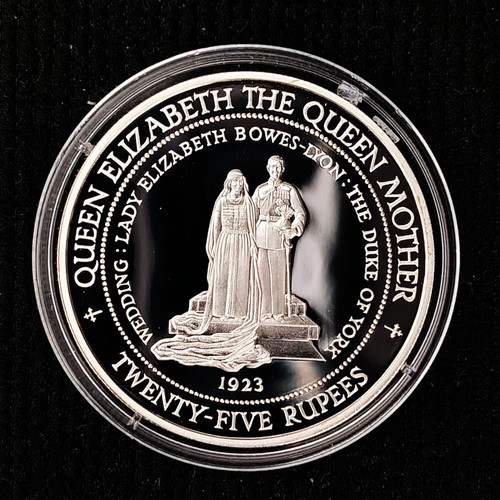 Seychelles 1994 Lady of the Century silver proof coin like new with COA