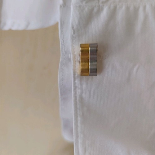 Makis Tselios Fashion men's white shirt like new, slim fit