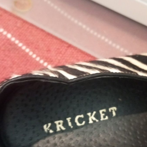 Cricket Zebra women's shoes like new with platform sole