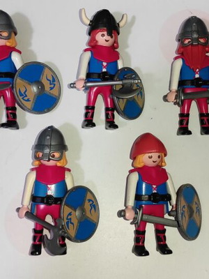 Playmobil Vikings used figures set of 5 3152