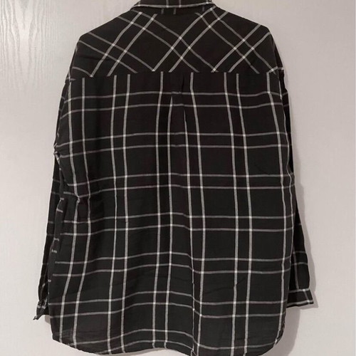 Black checked shirt size S like new