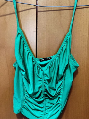 Sinsay green camisole like new, xlarge