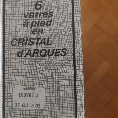 48 crystal glasses Cristal D' Arques