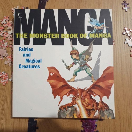 The Monster Book of Manga fairies and magical creatures like new