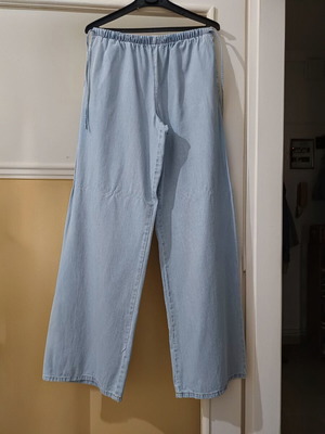 Τζιν γυναικείο LCW Jeans καινούριο, ρυθμιζόμενη μέση, 100% βαμβάκι, μπλε, μέγεθος L