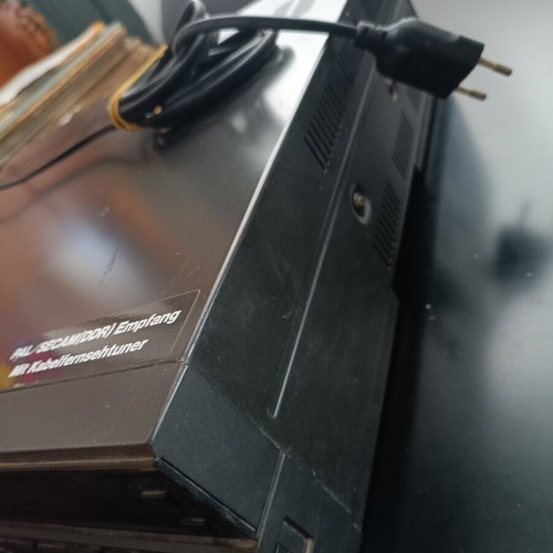 Panasonic VCR VHS used, non-functional with cassette jammed