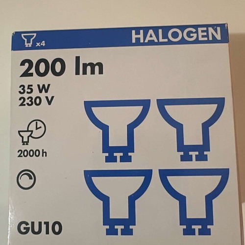 Halogen bulbs 200lm 35w 230v new
